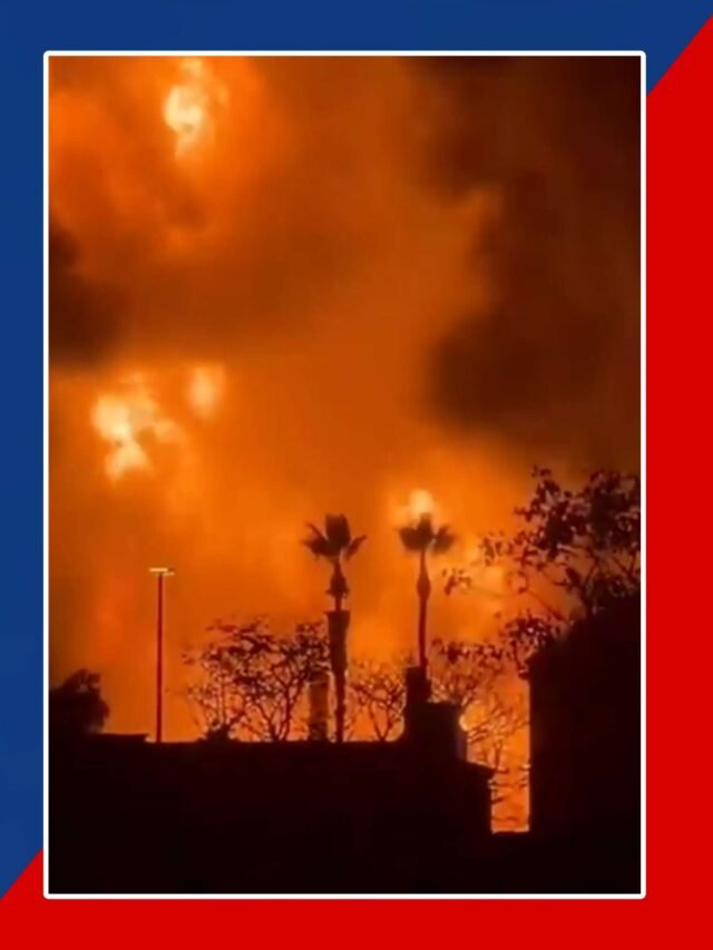 Massive Fire Erupts at Chevron Refinery Near LAX, Los Angeles