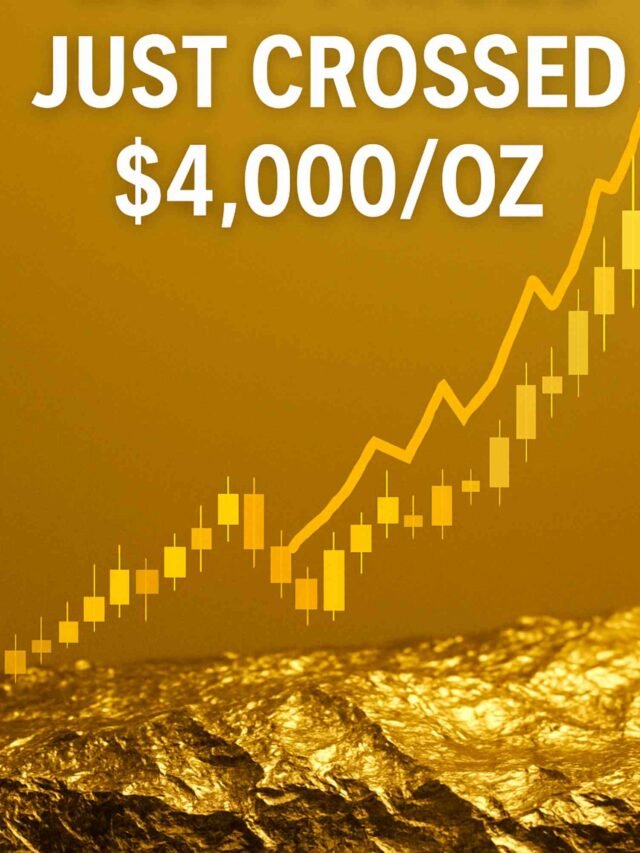 Gold Futures Cross $4,000 for First Time Amid U.S. Shutdown